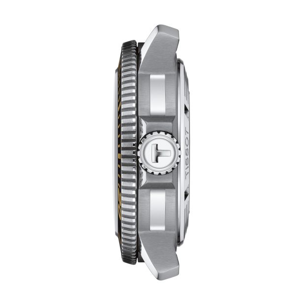Tissot Seastar 2000 Professional (600m) Black / Gold Powermatic 80 - T1206071744101