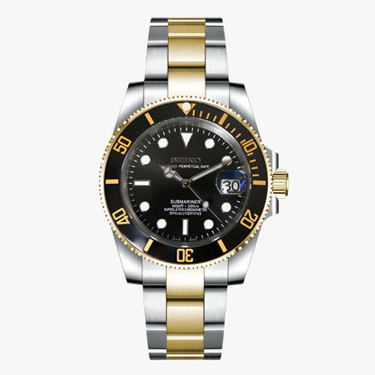 SEIKOMARINER BLACK (TWO TONES)